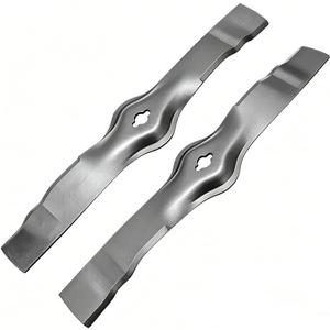 AM130172 Mower Blades Compatible with John Deere LT133 LT15 LT160 LT166 LT170 GX355 SST16 X324 Lawn Tractor Freedom 42 Mower Deck, No Bolts