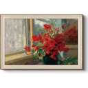 Walmart AXXPosters-Large Wall Art for Living Room, Red Flowers Canvas Home Decor Vintage Natural Oil Painting Picture, Floral Wall Decor Gifts for Friends or Family, 3'x2'