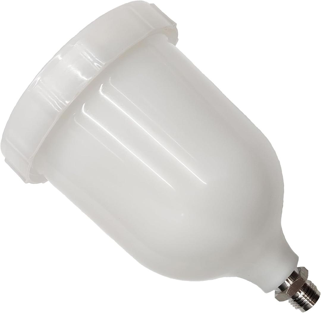 Paint Sprayer Cup,600ml HVLP Paint Spray Gun Cups Pot Replacement Fit for Dv1 GTI Pro TT GFG