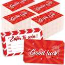 1200 Pcs Red Enter to Win Raffle Tickets Cards 3.5 x 2 Inch Entry Form Ticket Cards for Contest, Auction, Raffles, Ballot Box with Space for Name, Email Address Phone Number Fields (1200)