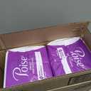 Poise Incontinence & Postpartum Pads for Bladder Leaks, 4 Drop Moderate Absorbency, Regular Length, 132 Count