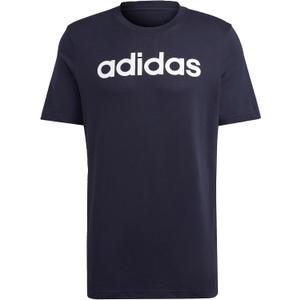 adidas Men's Essentials Single Jersey Linear Embroidered Logo T (Large)