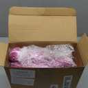 Soulchen 10 Pcs 4.9 Inch Valentine Heart Tree Ornaments Large Red and Pink Glittery Heart Foam Wall Decoration 3D Glitter Love Romantic Valentines Tree Hanging Decorations(Glitter)