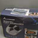 Shiatsu Foot Massager with Heat,Vibration,Air Compression and Deep Kneading for Plantar Fasciitis, Neuropathy,Improve Foot Wellness,Gifts for Women & MenSilver