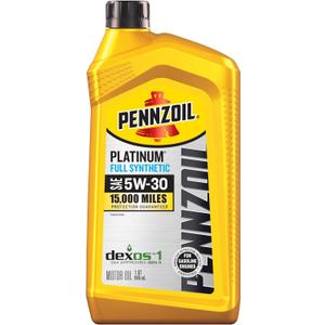 Pennzoil Platinum Full Synthetic 5W-30 Motor Oil, 1 Quart