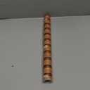 Arthome 17''x120'' Wood Slat Wallpaper, Peel and Stick Self Adhesive Wood Wallpaper PVC Vinyl Decorative Removable Wallpaper Waterproof Faux Wood Grating Stripe Contact Paper for Living Room Bedroom (Brown)