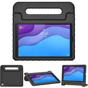 Kids Case for Lenovo Tab M10 HD 2nd Gen 10.1 Inch 2020 Released(TB-X306X/TB-X306F), Kid-Friendly Shockproof Lightweight EVA Handle Stand Cover for Lenovo Tab M10 HD 2nd Gen 10.1", Black