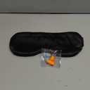 Cooling Eye Mask for Dark Circles Puffiness - Fsa Eligible Items Hsa, Cold Compress for Puffy Eyes Migraines Headache Sleeping After Surgery, Gentle Weighted Travel Essentials Gel Ice Pack (Black)