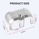 Chrome Ignition Coil Cover for Harley / 2023+ CVO Road Street Glide/ 2024-2026 Touring, 2017-2026 Milwaukee-8 Softail/Street Bob/Fat Boy/Fat Bob/Low Rider/S/ST