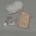 Landical 10 Sets God Loves You Pocket Cross Mini Metal Cross with Prayer Card Organza Bag Encourage Gifts Bulk Christian Faith Reminder for Easter Church Gifts Praying Favor