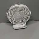 10000mAh 30hrs Rechargeable Clip on Fan, 8 Inch Battery Operated Fan Portable, 4 Speeds, Sturdy Clamp, Quiet USB Fans for Golf Cart Desk Treadmill Camping Truck Outdoor Travel Office, White