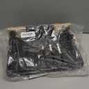 Desk Side Storage with Pen Holder, No Drill Hanging Desk Organizer Under Desk Storage Mount, Clamp-On Laptop Holder Table Side Tray Desktop Organization for Office and Home (Black)