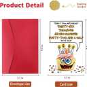 16 x Funny 100th Birthday Card, Happy 100th Birthday Card Gift for Men Women Mom Dad, Humorous 100 Year Old Birthday Decoration Gift for Grandpa Grandma