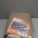 VANSOFY Waterproof Recliner Couch Covers, Sofa Covers 1-Piece Washable Reclining Sofa Cover Non-Slip Furniture Protector with Elastic Straps Pocket for Dogs, Pets(Light Brown,3 Seater)