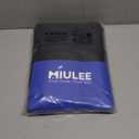 MIULEE Black Blackout Curtains for Bedroom Living Room 63 Inches Long 2 Panels, Thermal Insulated Room Darkening Drapes Solid Grommet Top Noise Reduction Light Blocking Halloween Window Treatments