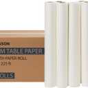McKesson Medical Exam Table Paper [12 Rolls]  Bed Table Sheet Cover Ideal for Diaper Changing, Waxing, Nursing, Chiropractor, Patternmaking, Tracing - Smooth Paper Roll - White, 21 in x 225 ft