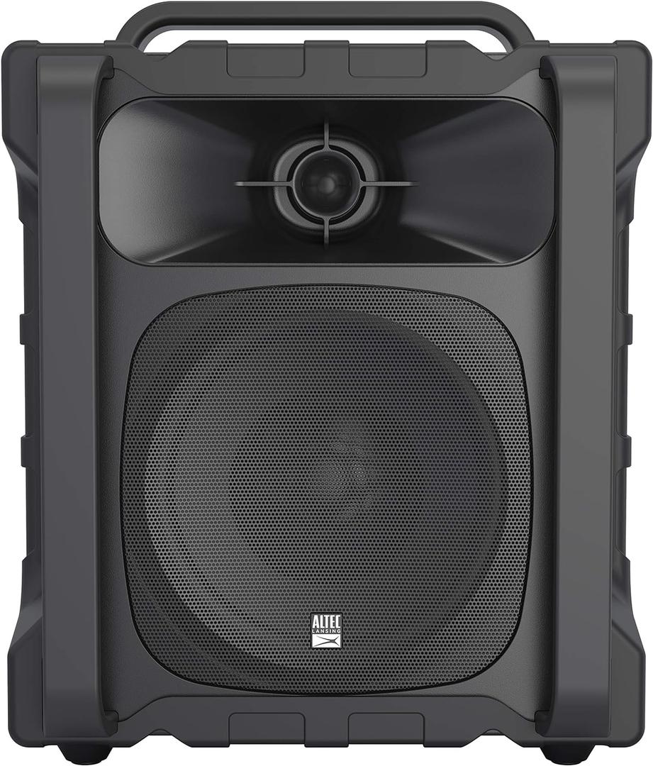 Altec Lansing Sonic Boom - Waterproof Bluetooth Speaker with Phone Charger, IP67 Outdoor Speaker, 3 USB Charging Ports, 50 Foot Range & 20 Hours Battery Life