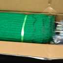 3x50 FT Temporary Fence for Backyard,Temporary Fence with with 9 Fiberglass Posts,Windbreak Rope,Ground Peg,Plastic Garden Fence,Safety Barrier Fence Roll for Backyard Outdoor Animal Protect