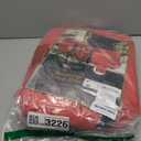 ZOBER 600D Oxford Fabric Rolling Christmas Tree Storage Bag - Fits 7.5 Ft Artificial Trees - Waterproof Christmas Tree Bag For Storage Box For Xmas, Durable Handles and Wheels - Card Slot - Red