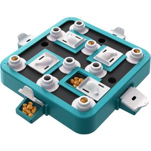 Dog Puzzle Toy, Food Treat Feeder, Mental Stimulation (Green)