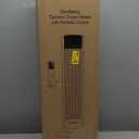 Lasko Oscillating Digital Ceramic Tower Heater for Large Rooms, with Adjustable Thermostat, Timer and Remote Control, 29 Inches, 1500W, Black, 5586