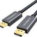 IVANKY Display Port Cable 10ft, Display Port Cord, [4K@60Hz, 2K@165Hz, 2K@144Hz], Gold-Plated Braided High Speed DP to DP Cable 10ft, DisplayPort 1.2 Cord for Gaming Monitor, TV, PC, Laptop