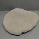 TOWN & COUNTRY EVERYDAY Ultra Plush Solid Tufted Toilet Lid Cover, Soft and Absorbent, Non-Slip Cover, Machine Washable, Beige, 18.5"x19.6"