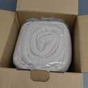 EMME Cotton Blanket Queen Size for Bed Soft Muslin Bed Blankets 90"x90" Light Tan Lightweight Breathable Bedspread Coverlet All Season Gauze