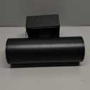 Outdoor Lights with Outlet Dusk to Dawn Porch Light Cylinder Exterior Light Fixture Wall Mount with Matte Black Finish, Modern Up and Down Lights Outdoor Sconce, Outside Lights for House Garage Patio