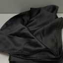 NICETOWN Black Blackout Curtain Blinds - Solid Thermal Insulated Window Treatment Blackout Drapes/Draperies for Bedroom (2 Panels, 42 inches Wide by 63 inches Long, Black)