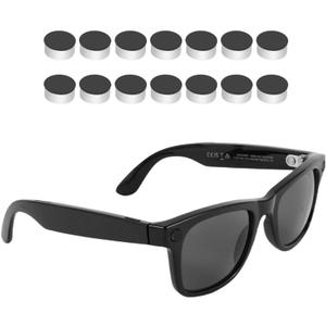 14PCS LED Light Blocking Stickers Compatible with Ray Ban Meta Wayfarer/Skyler/Oakley Meta HSTN Smart Glasses Accessories, Low-Tack Restickable Blackout Light Covers Sticker (14)
