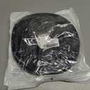 2 x Car Door Edge Guards Black 32.8ft (10m), Car Door Protector Rubber Edge Trim Fits Most Vehicle, No Glue, U-Shaped, Built-in Metal Clips, Easy to Cut