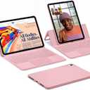 ESR Ascend Keyboard Case for iPad Air 11" (M3/M2, 2025/2024) & iPad Pro 11 (4th/3rd/2nd/1st Gen), iPad Air 5th/4th, Magnetic Detachable, Adjustable Portrait/Landscape Stand, Pink