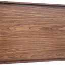 28 x 18.1 Inch Extra Large Wood Ottoman Tray Rectangle Wood Decorative Tray Serving Tray for Living Room Kitchen Table, Black Walnut Wood Storage Coffee Trays,Storage and Display of Bread Food Fruit