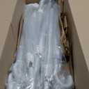 Wedding Favors for Guest Umbrella Gifts Bulk 52 Inch Large Dome Rain Windproof Stick Umbrellas with Thank You Tags and Rope Guest Souvenirs for Wedding Party Bridal Favors (White)