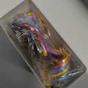 Landical 564 Pcs DIY Bead Keychain Kit Key Chain Making Craft Adjustable Letter Beads String Mama Sport Gift Alphabet Jewelry Accessories Holiday Party Favor for Adult(Heart, Dream Color)