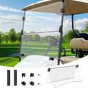 Drive-up Golf Cart Windshield, EZGO Golf Cart Windshield Compatible with TXT, DCS, PDS 1995-2013 Gas and Electric Golf Carts, Clear Down Windshield Foldable Anti-UV Protection and Impact Resistant