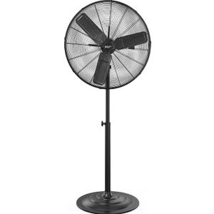 Comfort Zone Industrial Pedestal Fan, 30 inch, 3 Speed, High Velocity, Adjustable Height 56 to 76, Metal, Meets OSHA Standards, Airflow 36 ft/sec, Ideal for Garage, Workshop or Warehouse, CZHVP30