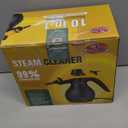 Steam Cleaner for Home & Car, 15s Fast Heat Handheld Steamer for Cleaning, 1.6L Large Tank, 3-Level Steam Control with 16-Piece Accessories Kit for Floors, Couches, Tiles, Grout, Dirt, and Grease (Orange)