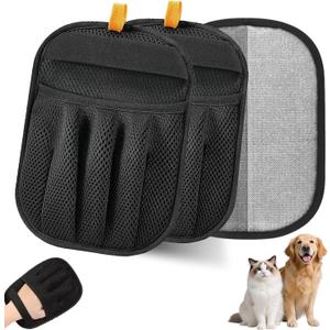 Pet Hair Remover Glove, Pet Hair Remover for Laundry, ReusableElectrostatic Dog Cat Hair Removal Gloves for Furniture (2pcs)