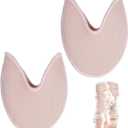 Ymapinc Ballet Toe Pads for Pointe Shoes, Ballet Dance Shoe Toe Protector Accessories Foot Covers for Women Dancers High Heels (SEBS+Knitted Fabric Skin Color)