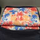 L'AGRATY Weighted Blanket - 48"x72" 20lbs Cooling Breathable Heavy Blanket with Glass Beads for Adult All-Season (19-pink Blue Tie Dye)