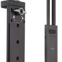 FocusFoto Aluminum Tablet Holder Tripod Mount Adapter, Universal Metal Clamp Bracket with Cold Shoe Mount, 1/4 inch Screw Thread and Acra Swiss Rail for iPad Pro/Mini/Air/Surface Pro/iPhone/Galaxy Tab