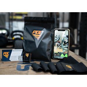 PDC Performance Training Kit  App Access, Bluetooth Tracking Device and Bands, Performance Metrics and Depth Checker for Powerlifting