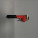 Small Pipe Wrench, 6 Inch Straight Adjustable Mini Pipe Wrench Heavy Duty for Tight Spaces