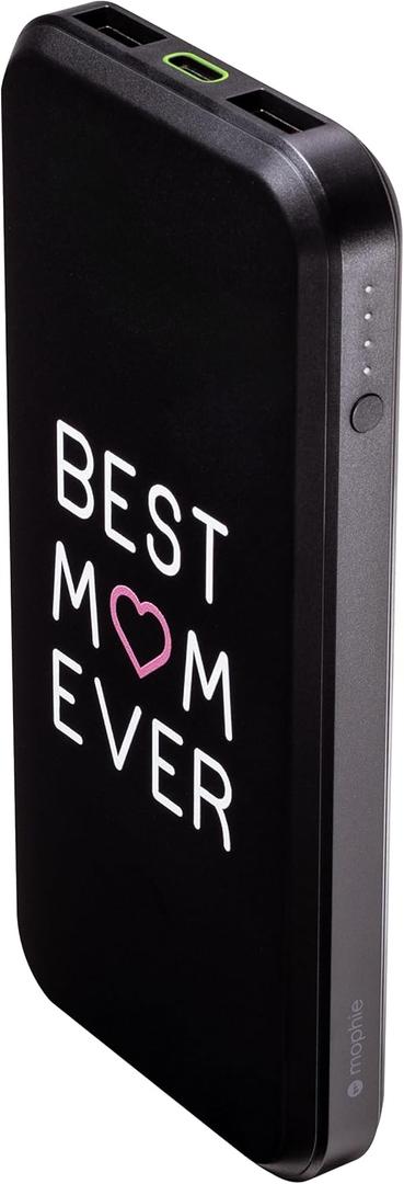 Mophie powerstation prime10 - Portable Power Bank with 10,000mAh Internal Battery, 18W USB-C PD Fast Charging, Charge 3 Devices Simultaneously, LED Power Indicator - Best Mom