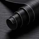 Oxdigi Black Wood Contact Paper - 23.6 x 196 Inches - Self-Adhesive, Removable and Waterproof - Ideal Peel and Stick Wallpaper for Cabinet, Countertop, Desktop, Rental Property, Kitchen, 23.6"W x 196.9"L