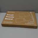 Woodtoe Small Puzzle Board with 2 Sizes, 16.1'' x 11.4'' Puzzles Board for 100 Piece, 16.1'' x 22.8'' Puzzle Table for 300 500 Jigsaw Puzzles, Wooden Felt Puzzle Tray for Kids 3+