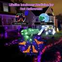 Halloween Decorations Outside Witches Cauldron - HOYECHI Outdoor Halloween Decor Lighted Cauldron 2.5FT, Light Up 3D Witch Cauldron with 60 LED Lights, for Front Yard Porch Gardens Lawns Party 