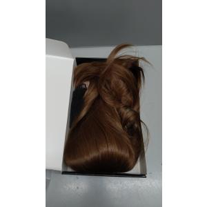 ATAYEA Brown Bob Wig With Bangs Short Brown Wig for Women 12 Inch Straight Bob wig with Bangs Synthetic Colorful Cosplay Daily Party Use (Brown,12Inch)